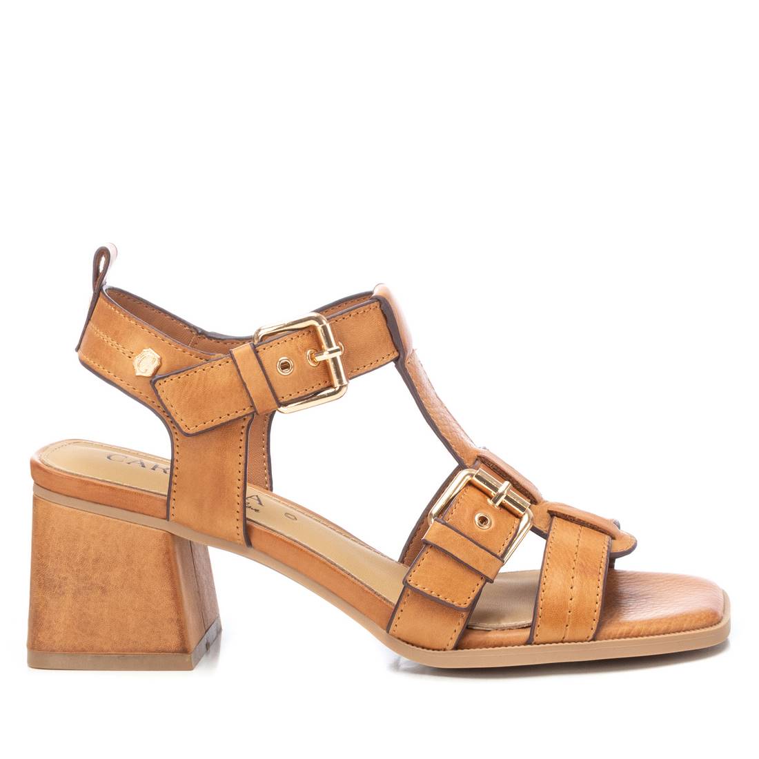 SANDALIAS BLOQUE TACON CARMELA 161629 CAMEL