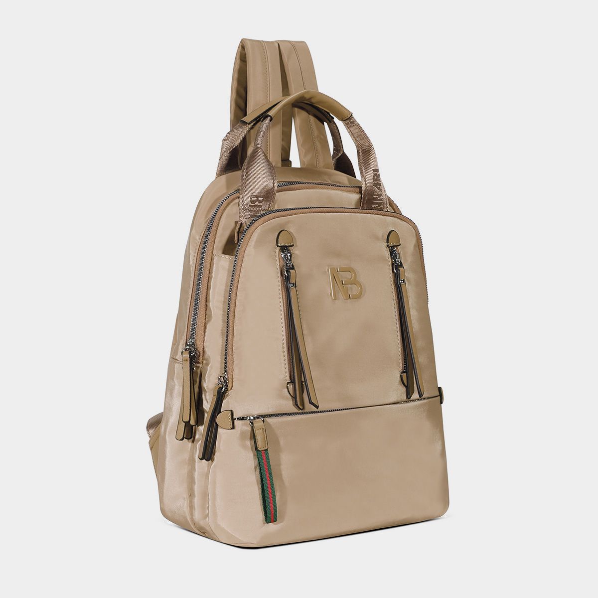 Binnari 19670 Camel - Beige-Verde